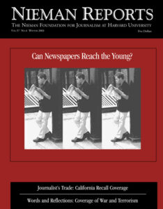 Winter 2003 Archives - Nieman Reports