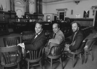 Daniel R. Biddle, NF ’90, H.G. Bissinger, NF ’86, and Fredric N. Tulsky, NF ’89