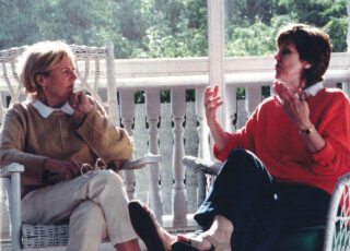 Ellen Goodman, Patricia O'Brien, NF &rsquo;74