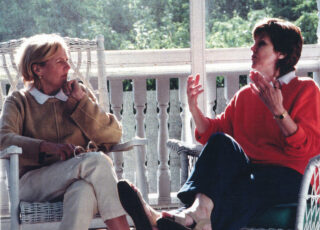 Ellen Goodman, Patricia O'Brien, NF &rsquo;74