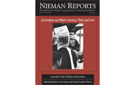 Journalism and Black America: Then and Now