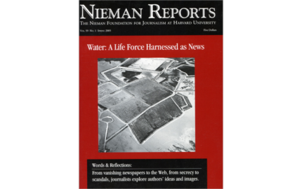 Water: A Life Force Harnessed as News