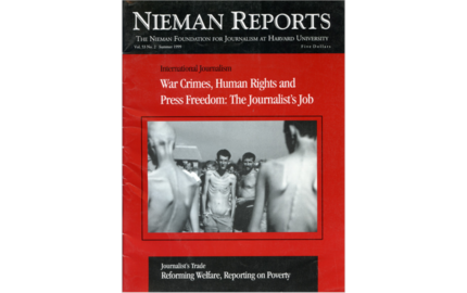 War Crimes, Human Rights and Press Freedom: The Journalist's Job