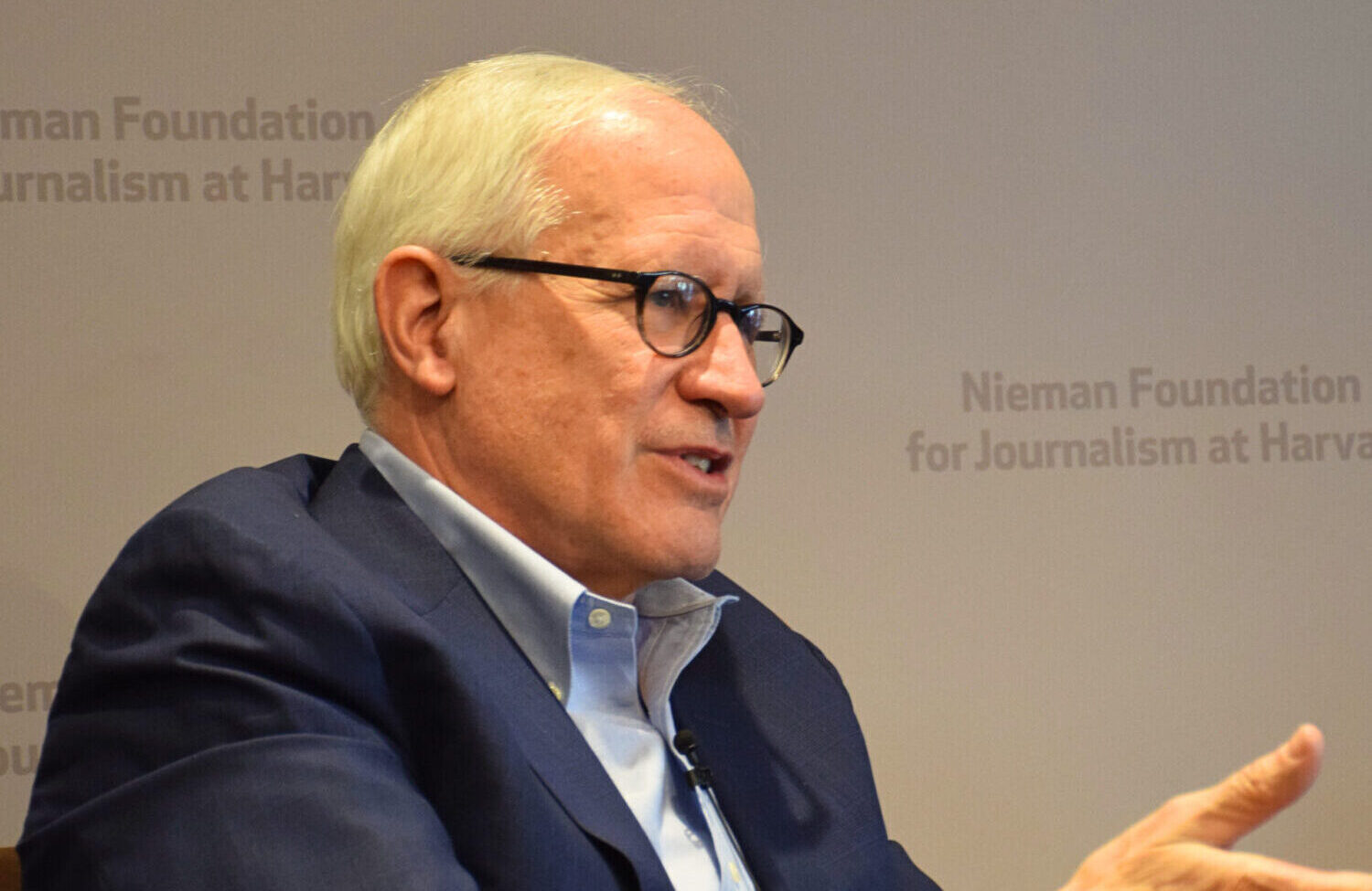 close up of David McCraw at the Nieman Foundation for Journalism