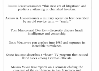 Spring 1990: A Supreme Court Decision Fosters Litigation
