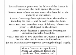 Winter 1988: It's the Plaintiff's First Amendment Too