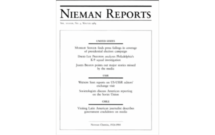A Keyhole View: the Press and the Campaign