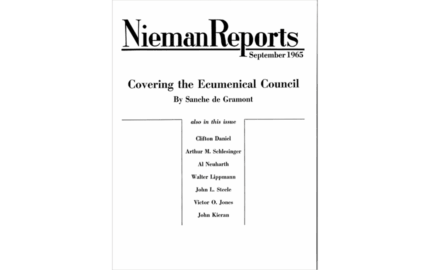 Covering the Ecumenical Council