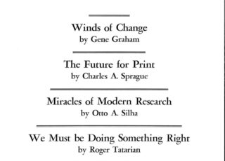 Fall 1967: Winds of Change