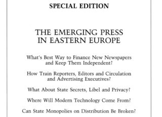 Special Issue 1990: The Emerging Press In Eastern Europe