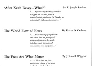 Spring 1971: After Keith Davey - What?