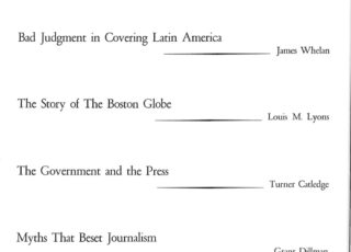 Spring 1972: Bad Judgment in Covering Latin America