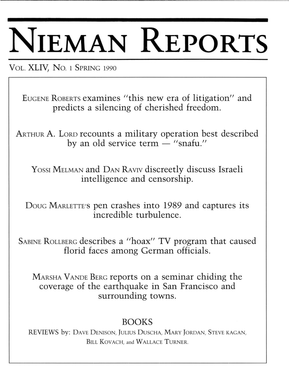 Image for Spring 1990: A Supreme Court Decision Fosters Litigation