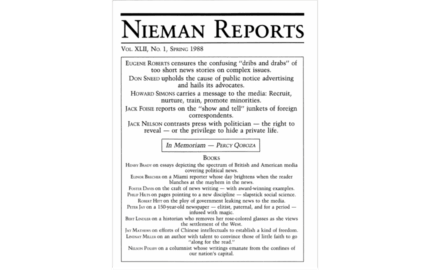 In Praise of In-depth Journalism