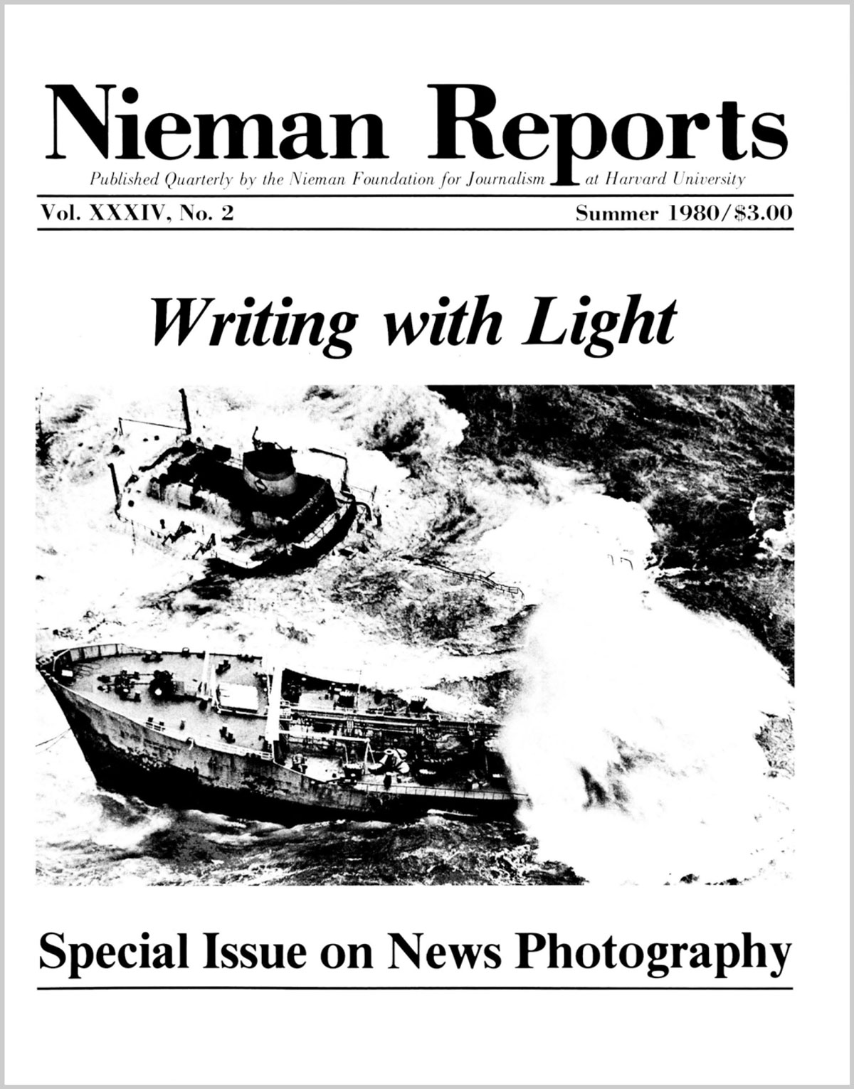 Image for Summer 1980: Writing with Light: Special Issue on News Photography