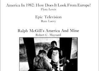 Winter 1982: America In 1982: How Does It Look From Europe?