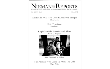 America In 1982: How Does It Look From Europe?
