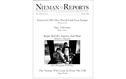 America In 1982: How Does It Look From Europe?