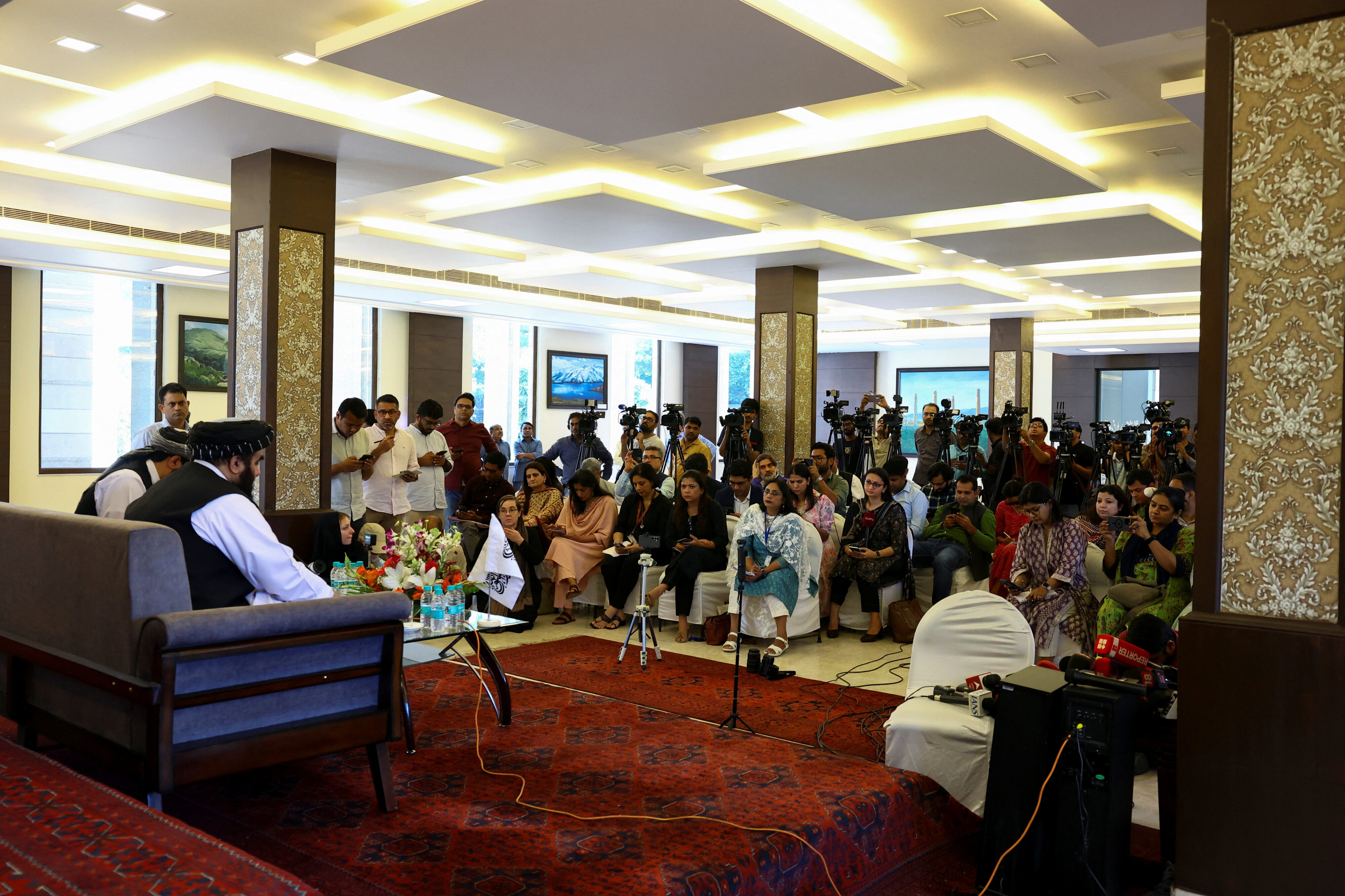 Image for India Hosts the Taliban, But Not Female Reporters