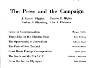 Fall 1956: The Press and the Campaign