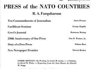 Spring 1955: Press of the NATO Countries