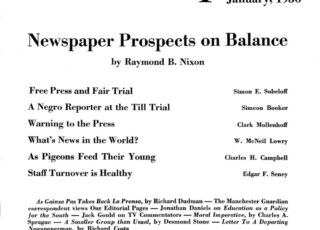 Spring 1956: Newspaper Prospects on Balance