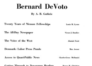 Spring 1958: Bernard Devoto