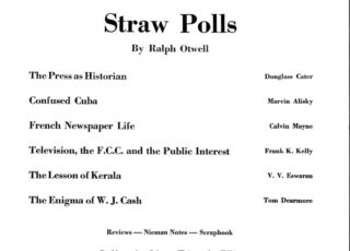 Summer 1960: Straw Polls