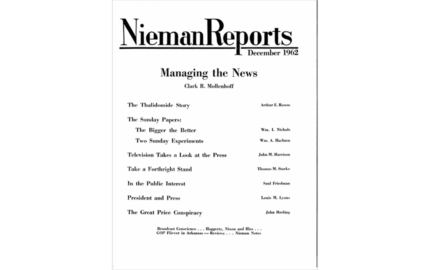 Managing the News