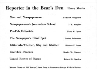 Summer 1948: Reporter in the Bear's Den