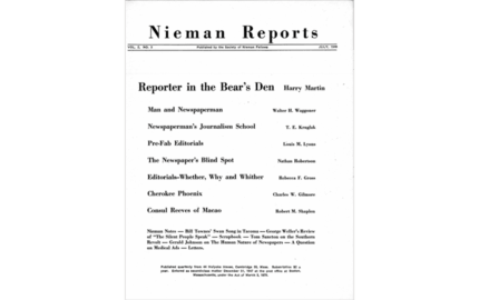 Reporter in the Bear's Den