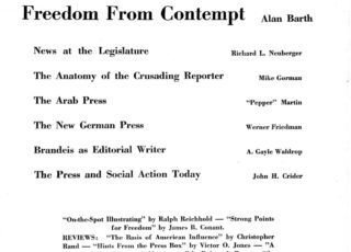 Spring 1949: Freedom from Contempt