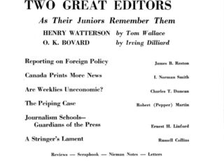 Summer 1949: Two Great Editors
