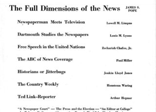 Winter 1949: The Full Dimensions of the News
