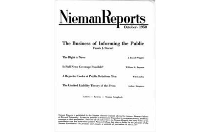 The Business of Informing the Public