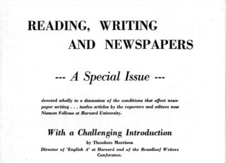 Spring 1950: Reading, Writing and Newspapers