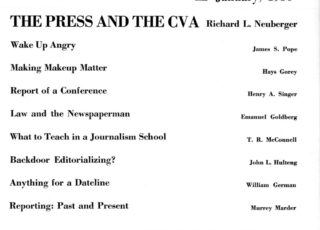 Winter 1950: The Press and the CVA Fall 1950