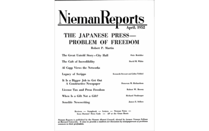 The Japanese Press - Problem of Freedom