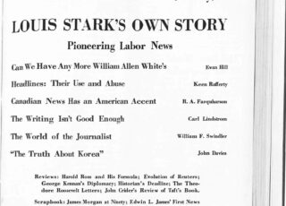 Winter 1952: Louis Stark's Own Story