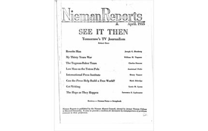 See It Then: Tomorrow's TV Journalism