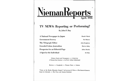 TV News: Reporting or Performing?