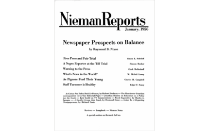 Newspaper Prospects on Balance