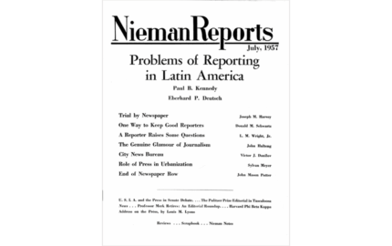 Problems of Reporting in Latin America