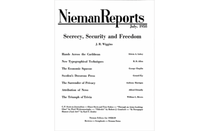 Secrecy, Security and Freedom