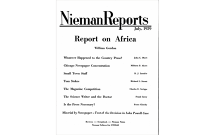 Report on Africa