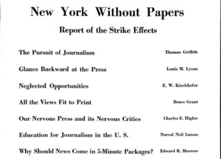 Winter 1959: New York Without Papers