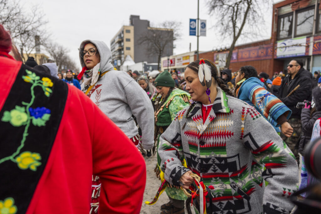 Jingle dress dancers convened at the memorial sites of Alex Pretti and Renee Good to offer healing to the community in Minneapolis.
