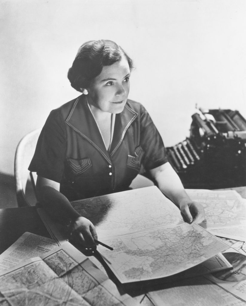 Anne O'Hare McCormick was the first woman at The New York Times to win a Pulitzer Prize, for reporting from Europe, in 1937. (The New York Times)