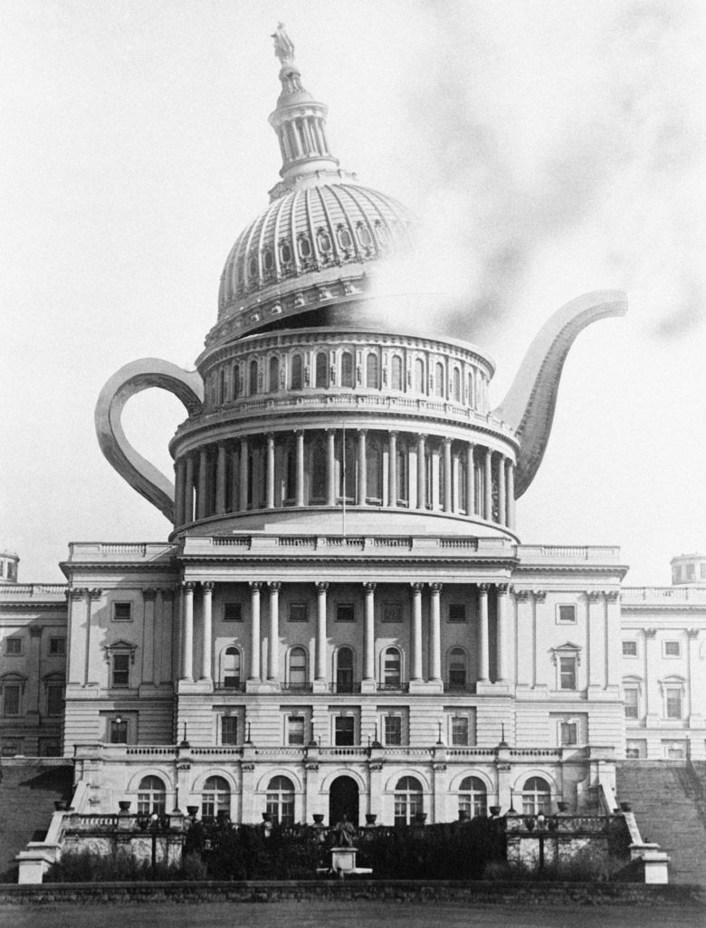 The Teapot Dome scandal over bribes rocked President Harding’s administration in the 1920s