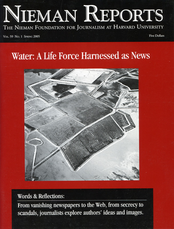 Water: A Life Force Harnessed as News